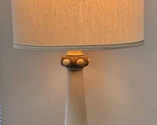 MCM Rare Large Plaster Table Lamp