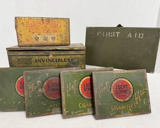 Vintage Metal Boxes