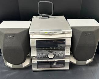 Sony MHCRX55 Cd Tape HiFi System