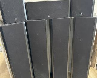 7 Boston Accustic Surround Sound Speakers