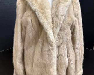 Golden Mink Jacket from FamousBarr Fur Salon