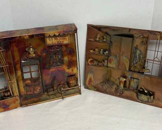 Vintage Copper 3D Wall Art