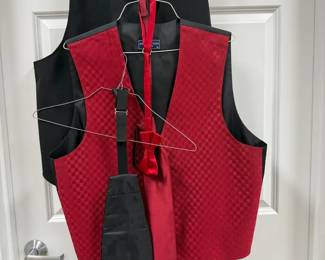 Mens Formal Vests and Ties XL