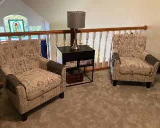 Set of upholstered chairs