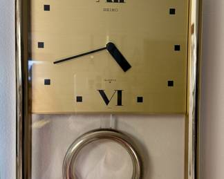 Acrylic Seiko wall clock