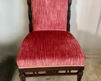 Antique Slipper chair - 1 of 2