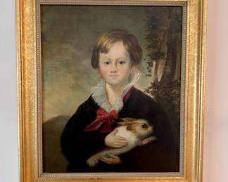 Portrait - Boy w/Bunny