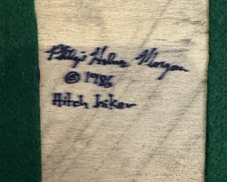 Carved Mother Loon & Duckling