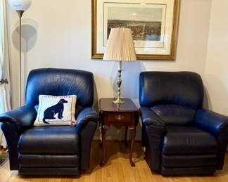 La-Z-Boy leather rocker recliners