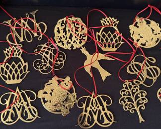 Virgina Metalcrafters Brass Ornaments