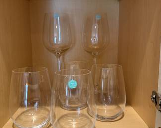 Tiffany Riedel Wine Glasses
