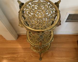 Brass three tier stand