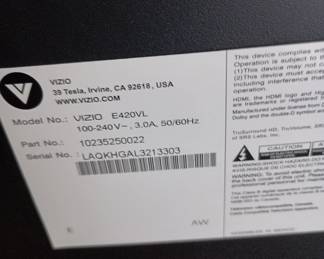 Vizio 42" 
