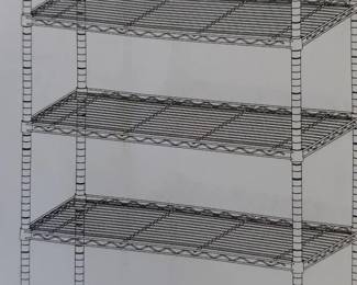 5 Shelf Metal Shelving Unit