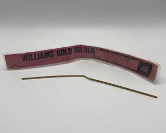 Vintage Williams Gold Solder .615 Fine Yellow Gold