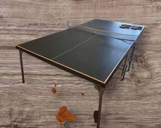 Vintage Regulation Size Ping Pong Table