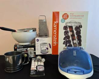 George Foreman Grill, Spice Rack More