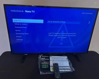 39 Insignia LED TV With Remote