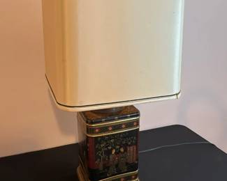 Asian Tea Canister Lamp