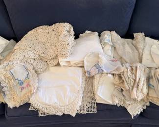 Large Doily Mystery Lot