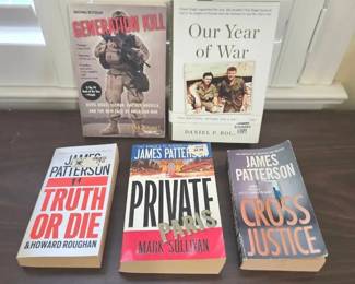 James Patterson And The Military Book Lot