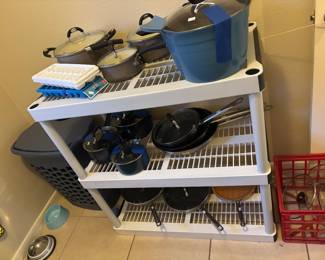 Assorted Cooking Pots & Pans