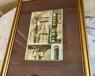 Hand Colored Copper Engraving