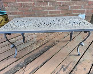 Outdoor Metal Coffee Table