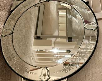 Venetian Glass Mirror (2 available)