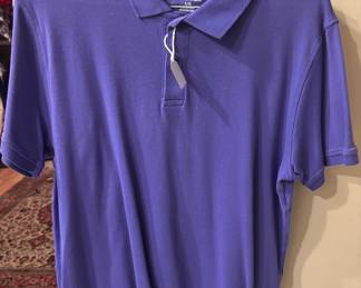 Purple Knit Short Sleeve Polo
Size Large