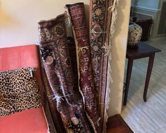 Persian Hand Knotted Rugs in various sizes