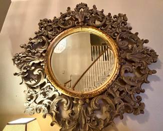 Large Venetian Baroque Style mirror