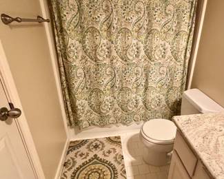 Shower Curtain & Floor Mat