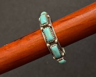 925 Sterling Silver & Turquoise Ring