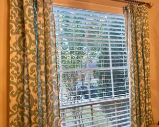 Teal Curtain Panet (set)