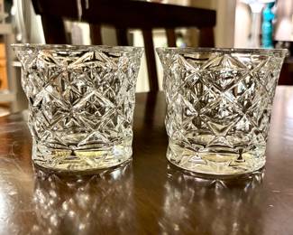 Tiffany & Company Quilted Pattern Votive Candle Holders