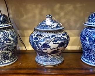 Blue & White Ginger Jars
