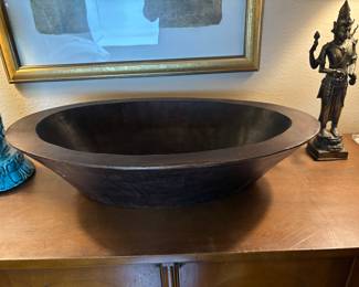 Hand-carved  Wood Bowl