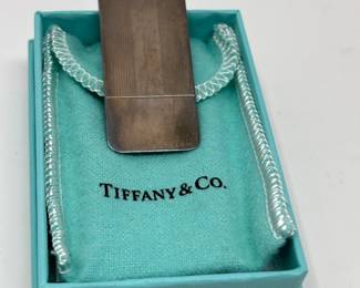 Tiffany & Co Sterling Silver Money Clip with Box