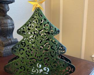 Light Up Metal Christmas Tree