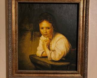 Oil Painting Framed Art