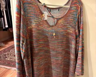 Knitted Multi-Colored Sweater