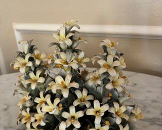 Capodimonte of  Easter Lilies