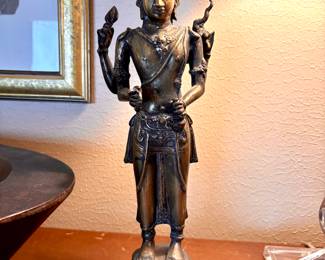 Hindu Brass Standing Shiva