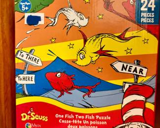 Dr Seuss One Fish Two Fish Puzzle (New)