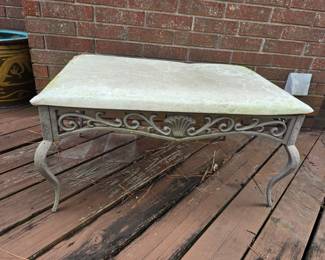 Wrought iron Bench