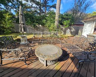 • Frontgate Outdoor Furniture 3-pc set
• Firepit