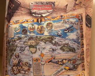 Buried Blueprints Puzzle - The Last Flight Amelia Earhart