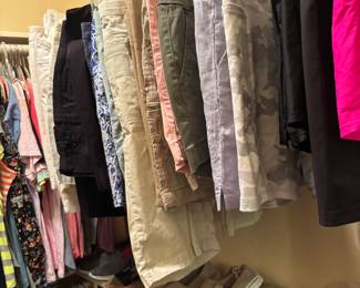 Assorted Women’s Shorts & Shoes