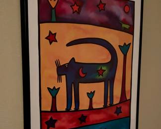 Cerys Edwards Framed Print -  “Cat”